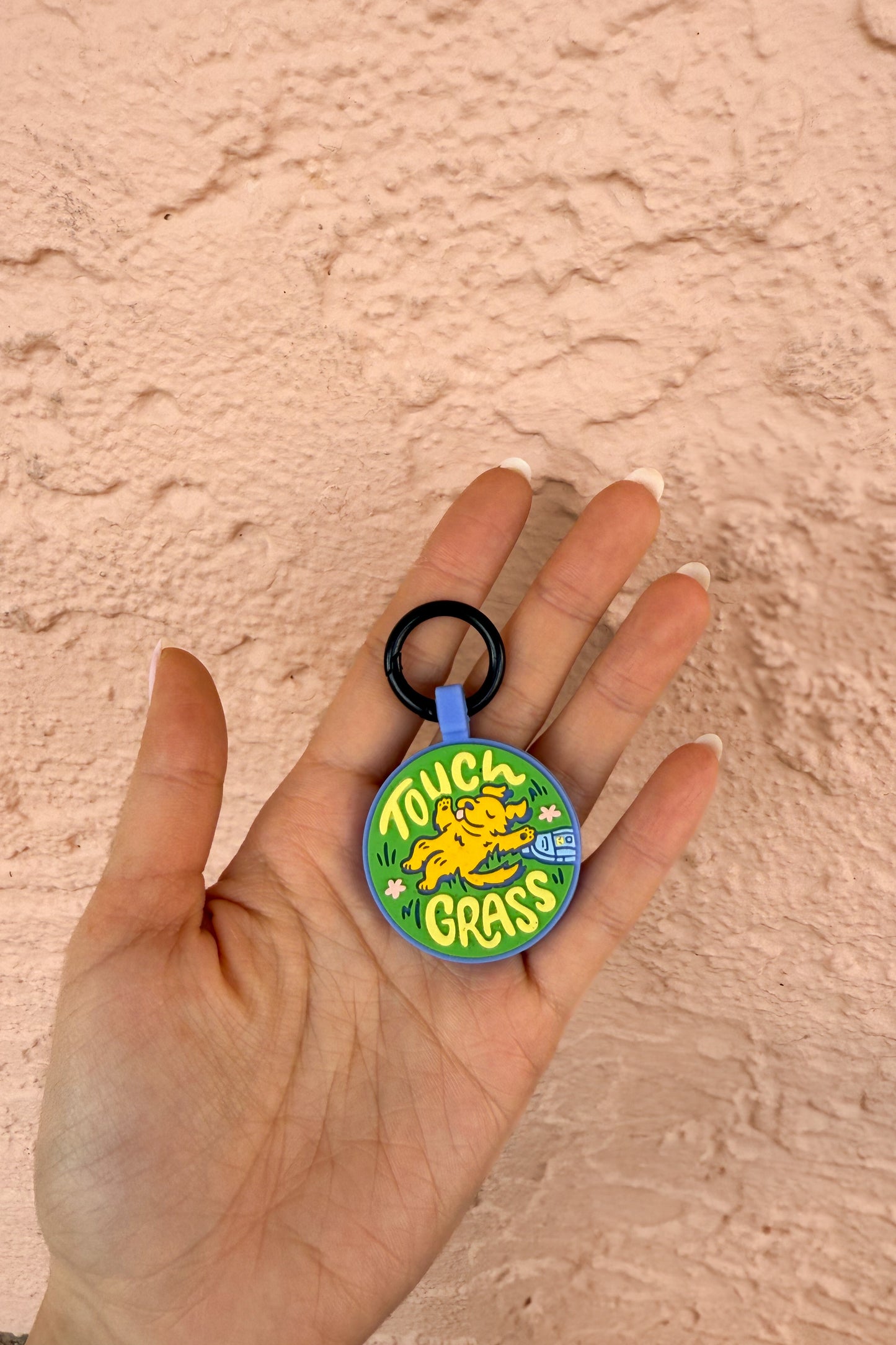 Touch Grass Keychain