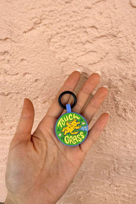Touch Grass Keychain