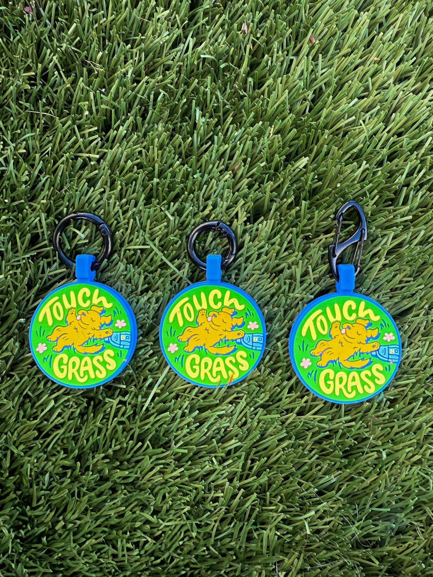 Touch Grass Keychain